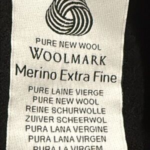 Lacoste Pure Merino Wool Black Mini Dress